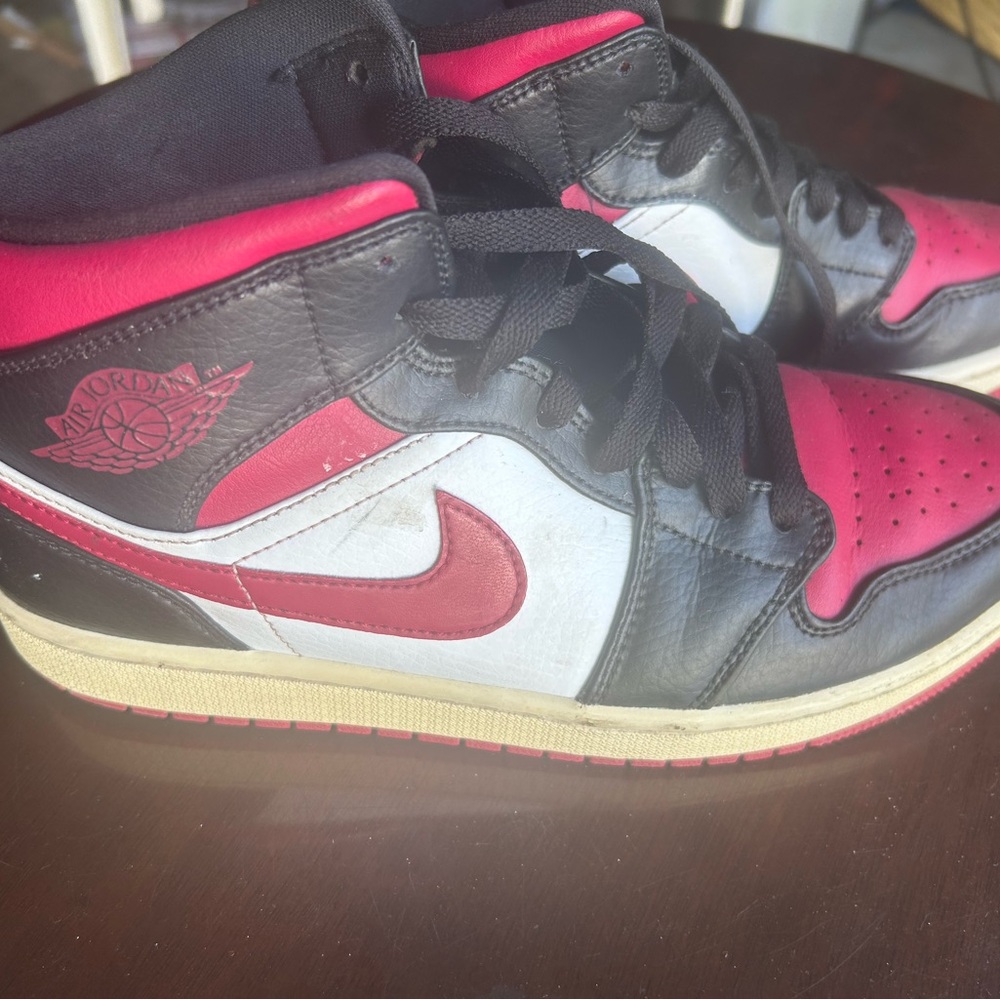 Air Jordan Retro High in Red, Black, and White